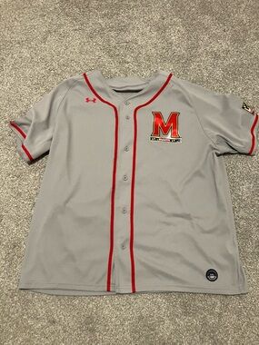 Maryland Terrapins Under Armour Baseball Jersey
